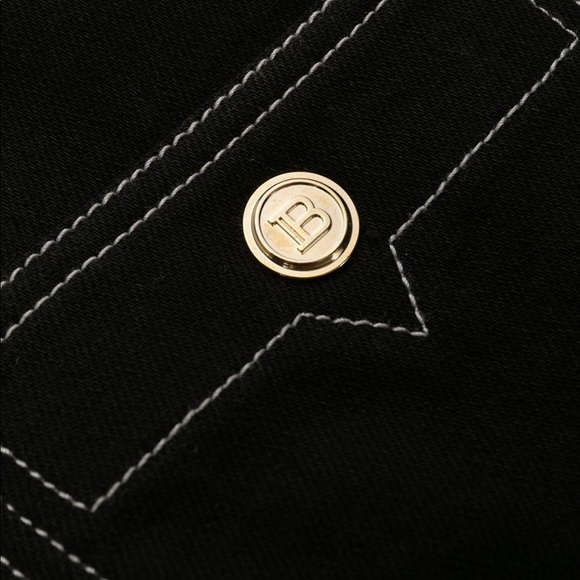 Balmain high rise skinny jeans